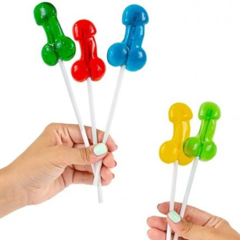 SECRETPLAY - DISPLAY ASSORTIMENT PENISLOLLIPOPS MET ALCOHOL 40 STUKS