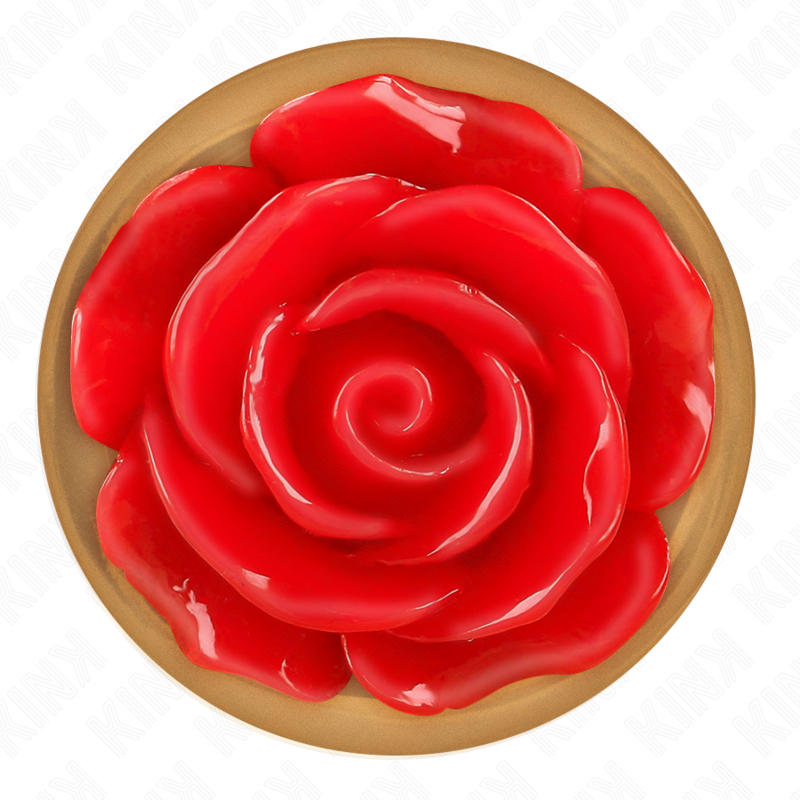 KINK - ROZE GOUDEN ANALE PLUG MET RODE ROOS