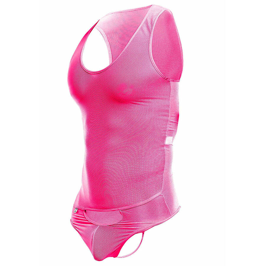 MOB - TRANSPARANTE ROZE BODYSHEER MAAT S/M