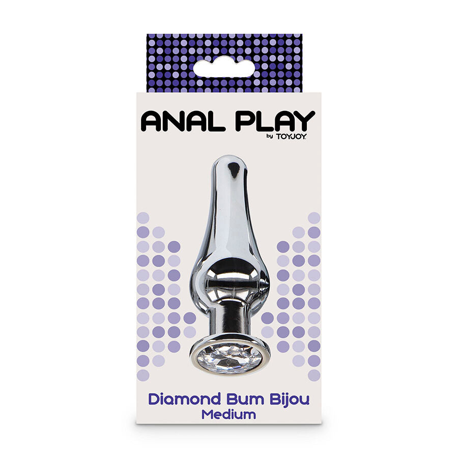 TOYJOY - ANAL PLAY DIAMOND BUM BIJOU MEDIUM ANAL PLUG