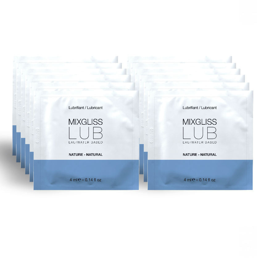 MIXGLISS - NATUURLIJK GLIJMIDDEL OP WATERBASIS 12 EENMALIGE DOSIS VAN 4 ML
