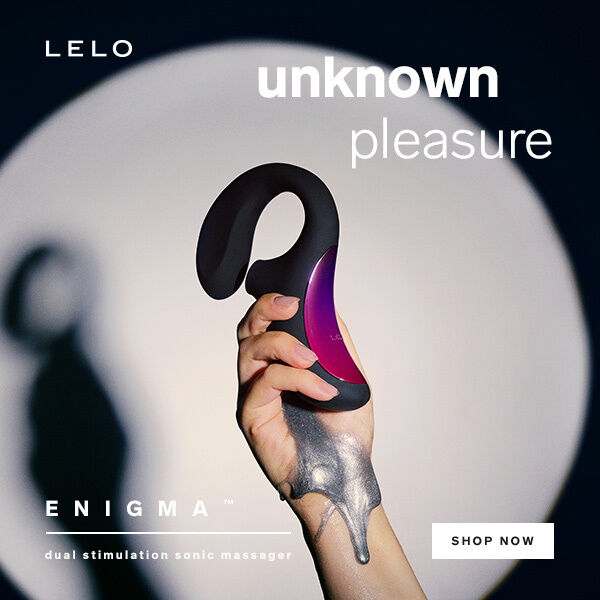 LELO - ENIGMA DOUBLE SUCTION STIMULATION PURPLE MASSAGER