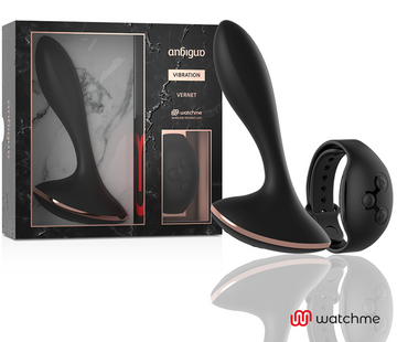 ANBIGUO - WATCHME AFSTANDSBEDIENING VIBRATOR ANALE PLUG VERNET