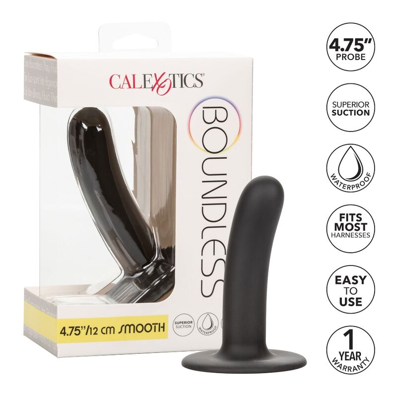 CALEXOTICS - GODEMICHET SANS LIMITES 12 CM COMPATIBLE AVEC HARNAIS LISSE