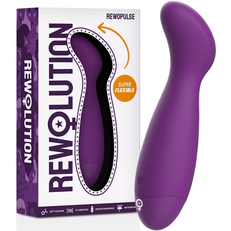 REWOLUTION - VIBRATEUR FLEXIBLE REWOPULSE STIMULATEUR DU POINT G