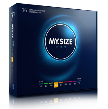MY SIZE - PRÉSERVATIFS PRO 53 MM 36 UNITÉS