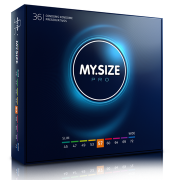 MY SIZE - PRÉSERVATIFS PRO 57 MM 36 UNITÉS