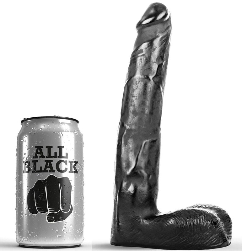 TOUT NOIR - DILDO RÉALISTE 21 CM