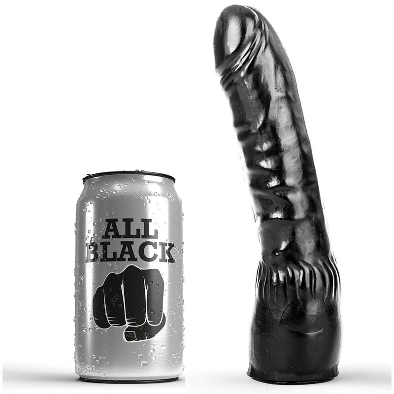 TOUT NOIR - GODEMICHET NOIR RÉALISTE 20 CM