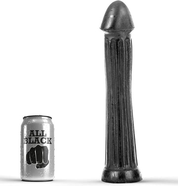 VOLLEDIG ZWART - PLUG DILDO 31 CM