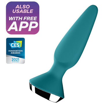 SATISFYER - PLUG ILICIOUS 1 VIBREUR PLUG VERT