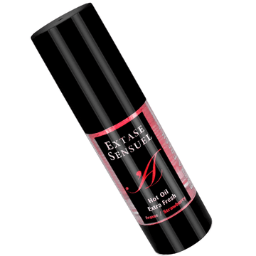 EXTASE SENSUELLE - HUILE CHAUFFANTE STIMULANTE FRAISE VOYAGE CHALEUREUX 35 ML