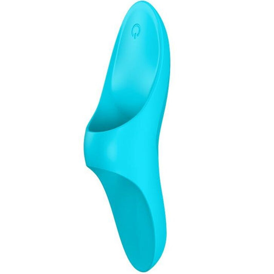 SATISFYER - TEASER VINGERVIBRATOR MET BLAUW LICHT