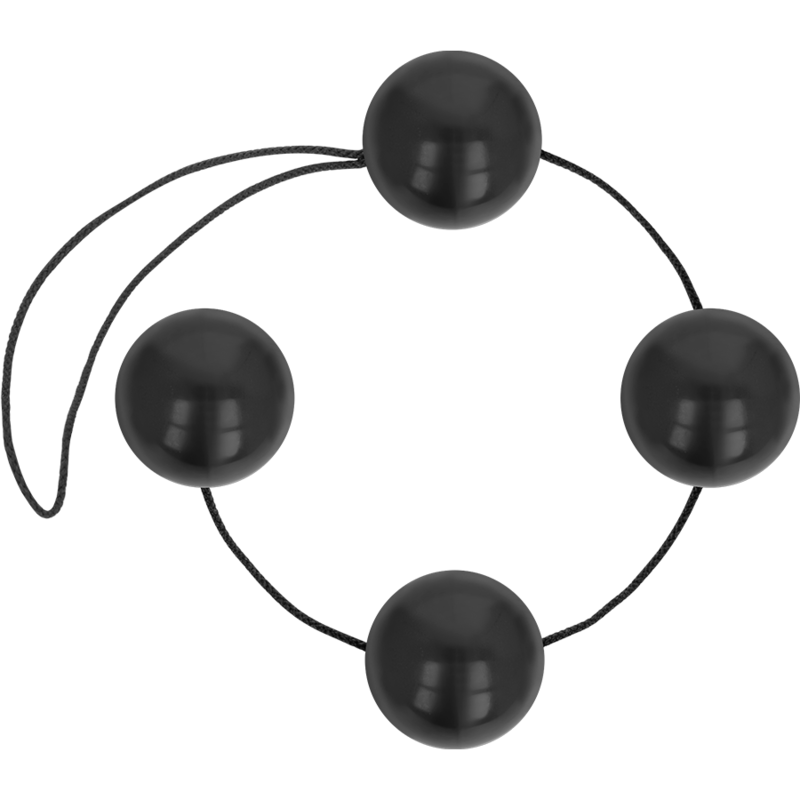 OHMAMA - BOULES ANALES CHINOISES NOIRES 170 GR