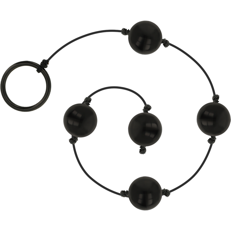 OHMAMA - MINI BOULES CHINOISES ANALE OU VAGINALE NOIRES