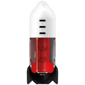 JAMYJOB - ROCKET MASTURBATOR MET ZACHTE COMPRESSIETECHNOLOGIE EN VIBRATIE
