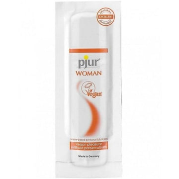 PJUR - LUBRIFIANT VÉGAN À BASE D'EAU POUR FEMME 2 ML
