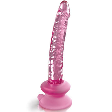 ICICLES - N. 86 GODEMICHET EN VERRE AVEC VENTOUSE