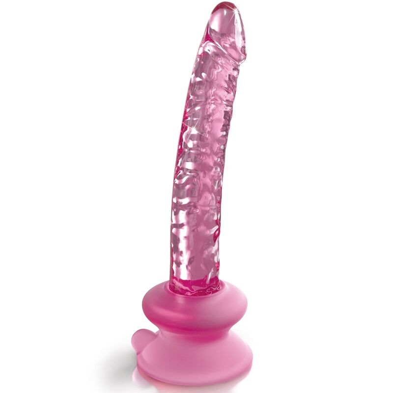 ICICLES - N. 86 GODEMICHET EN VERRE AVEC VENTOUSE