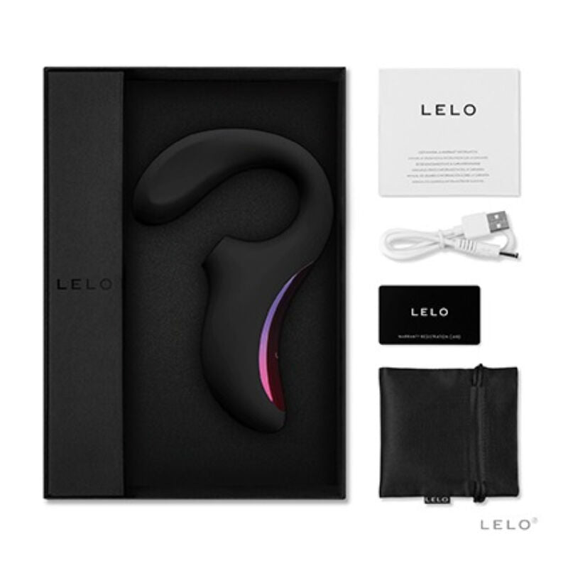 LELO - ENIGMA CRUISE DOUBLE STIMULATION SONIC MASSAGER BLACK