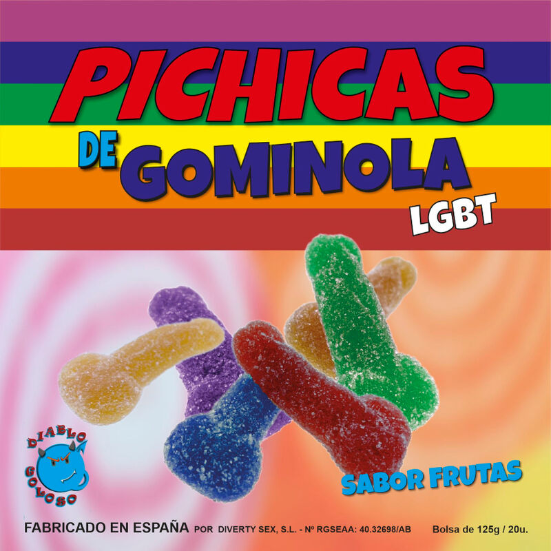 PRIDE - GUMMY PENIS FRUIT MET SUIKER LGBT