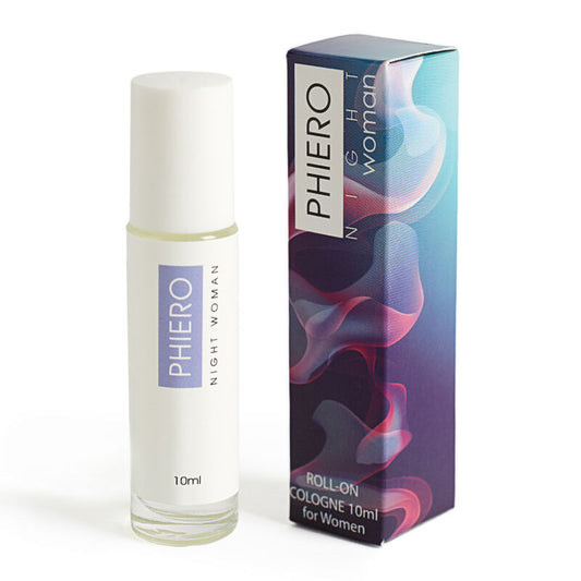500 COSMETICS - PHIERO NIGHT WOMAN. PARFUM MET FEROMONEN IN ROLL-ON FORMAT VOOR VROUWEN.