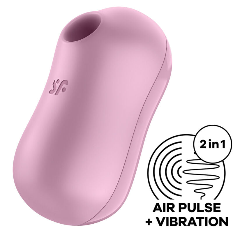 SATISFYER - SUIKERSPIN LUCHTPULSEN STIMULATOR &amp; VIBRATOR LILA