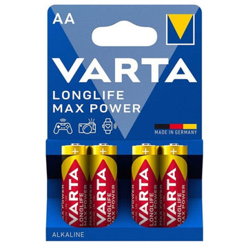 VARTA - MAX POWER ALKALINE BATTERIJEN AA LR6 4 STUKS