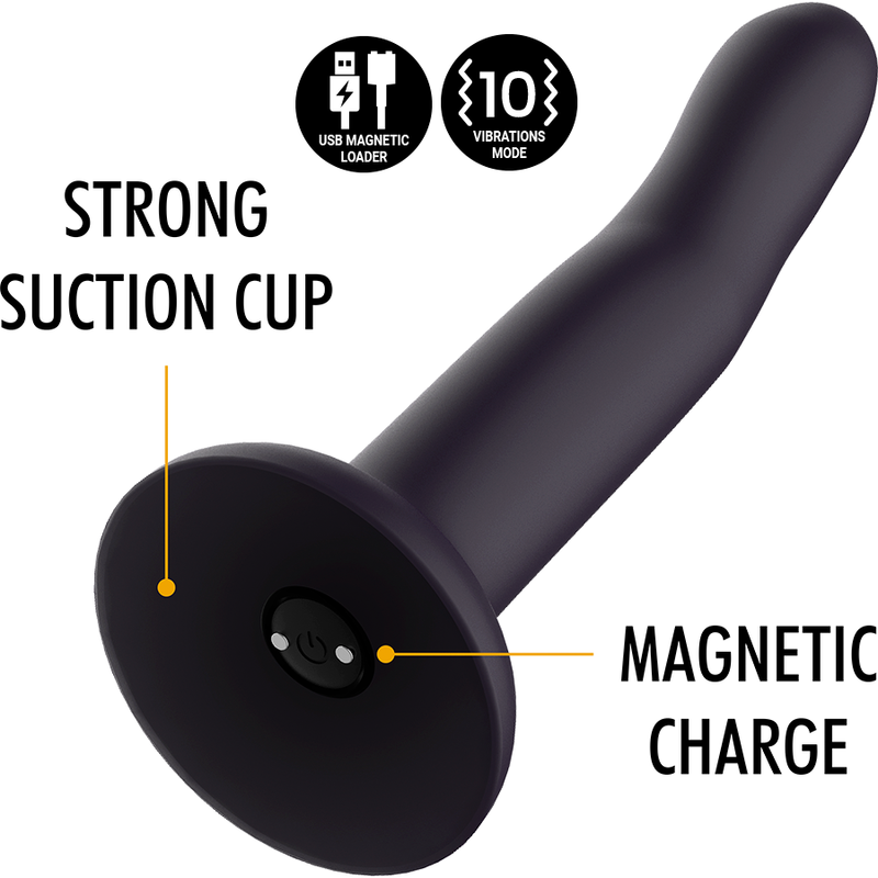 MYTHOLOGIE - DUMAN MYSTIC DILDO L - VIBRATOR COMPATIBEL MET WATCHME DRAADLOZE TECHNOLOGIE