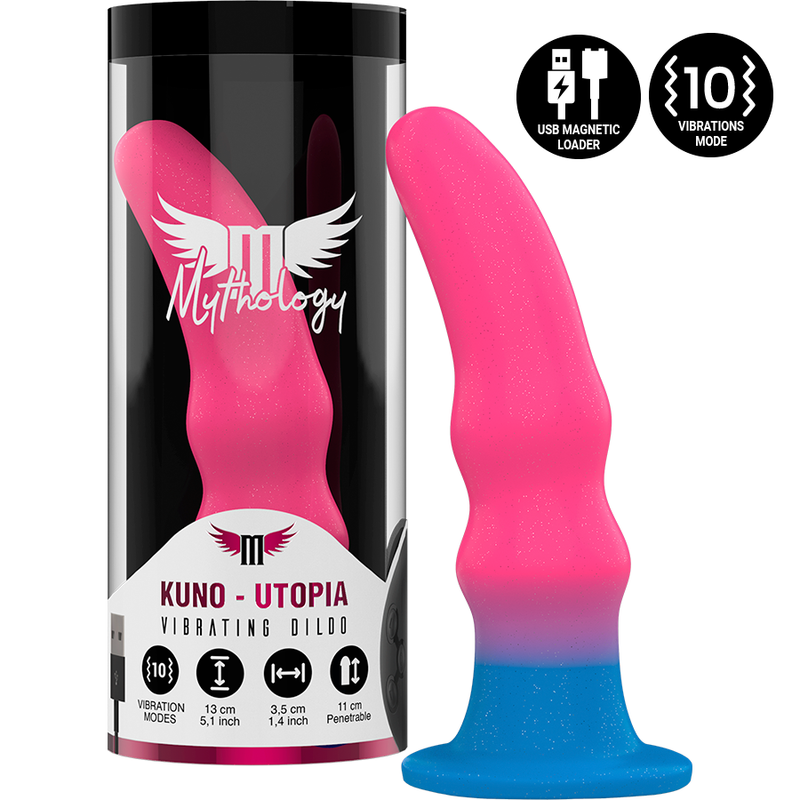 MYTHOLOGY - KUNO UTOPIA DILDO S - VIBRATOR COMPATIBEL MET WATCHME DRAADLOZE TECHNOLOGIE