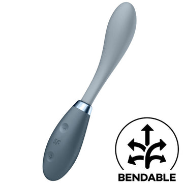 SATISFYER - VIBREUR MULTIFONCTION G-SPOT FLEX 3 GRIS