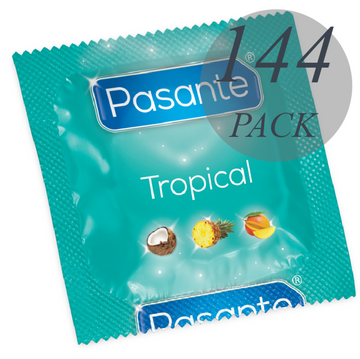 PASANTE - PRÉSERVATIFS POCHETTE TROPICALE 144 UNITÉS