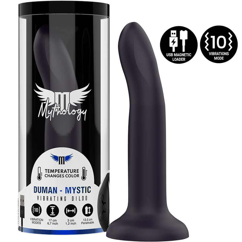 MYTHOLOGIE - DUMAN MYSTIC DILDO M - VIBRATOR COMPATIBEL MET WATCHME DRAADLOZE TECHNOLOGIE