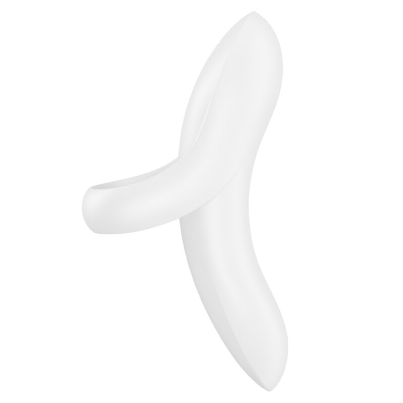 SATISFYER - BOLD LOVER VINGERVIBRATOR WIT