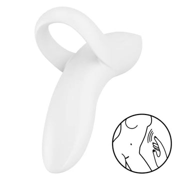 SATISFYER - BOLD LOVER VIBREUR DE DOIGT BLANC
