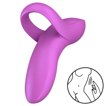 SATISFYER - VIBREUR DE DOIGT BOLD LOVER ROSE