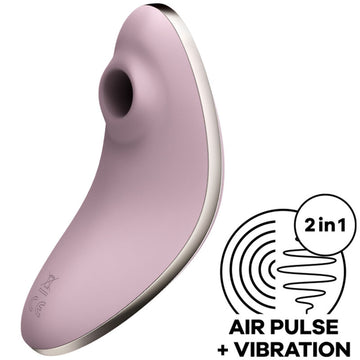 SATISFYER - STIMULATEUR ET VIBRATEUR À IMPULSION D'AIR VULVA LOVER 1 VIOLET