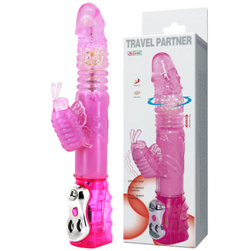 BAILE - PARTENAIRE DE VOYAGE ROTATEUR LAPIN ROSE HAUT ET BAS