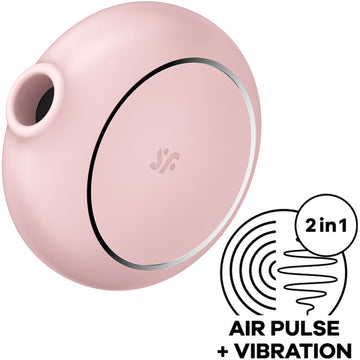 SATISFYER - STIMULATEUR ET VIBREUR À DOUBLE PULSATION D'AIR PRO TO GO 3 ROSE