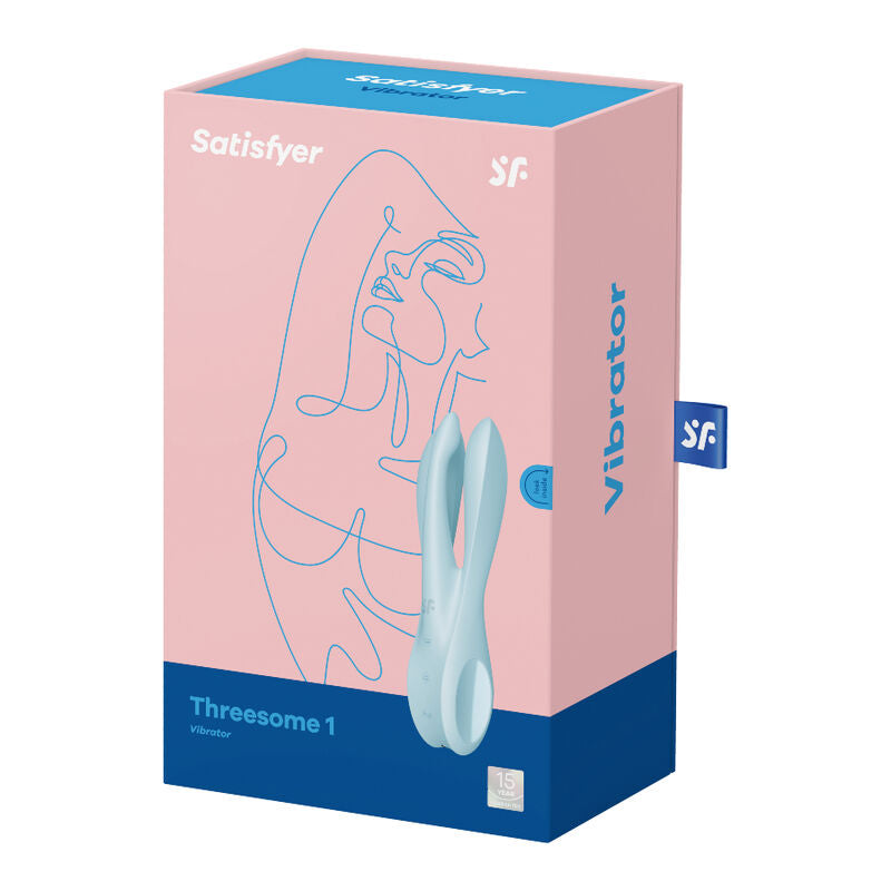 SATISFYER - TRIO 1 VIBRATOR BLAUW