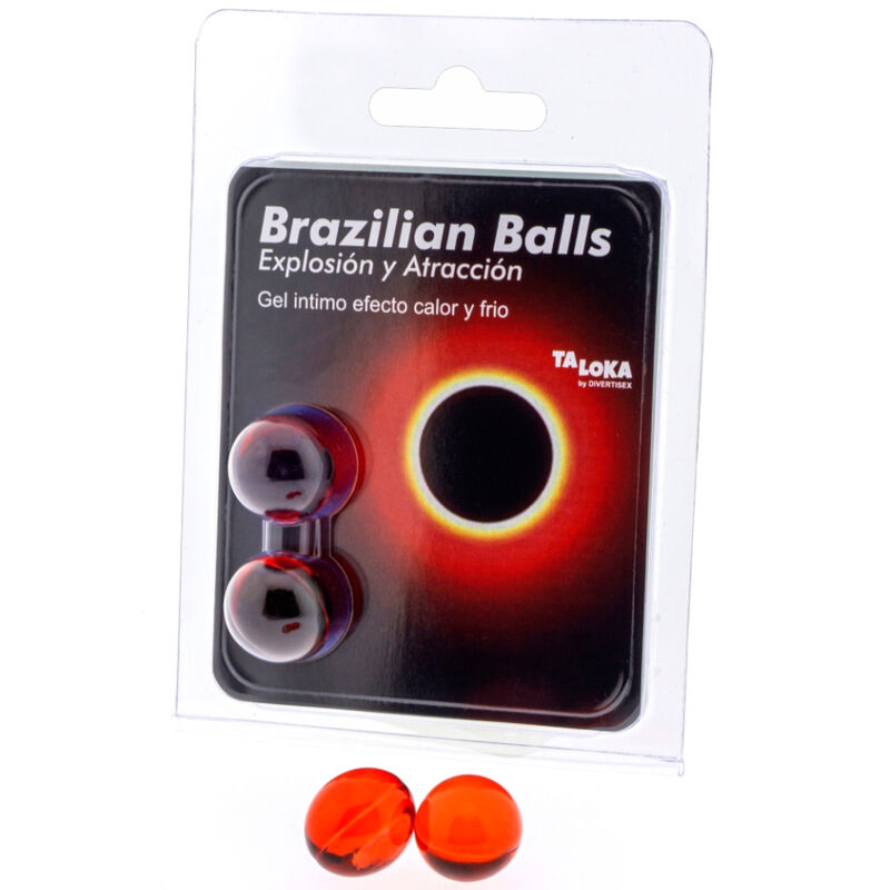 TALOKA - 2 BRAZILIAANSE BALLEN MET WARM &amp; KOUD EFFECT, OPWINDENDE GEL