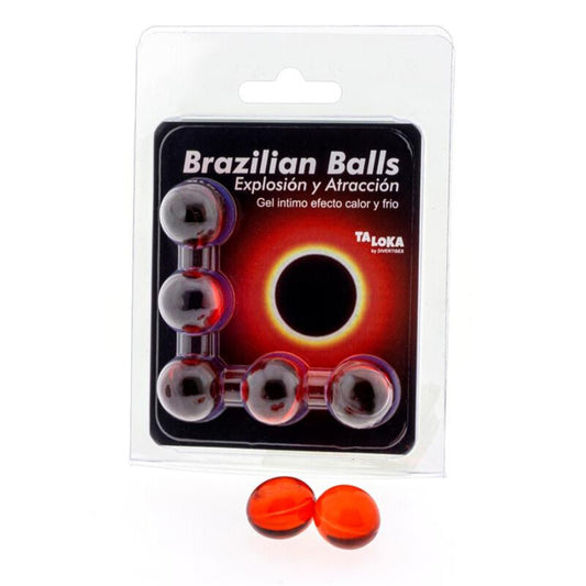 TALOKA - 5 BRAZILIAANSE BALLEN MET WARM &amp; KOUDE EFFECT, SPANNENDE GEL