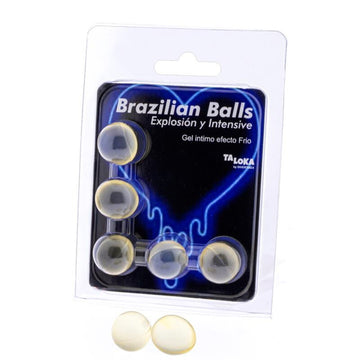 TALOKA - 5 BILLES BRÉSILIENNES EFFET FROID ET VIBRANT GEL EXCITANT