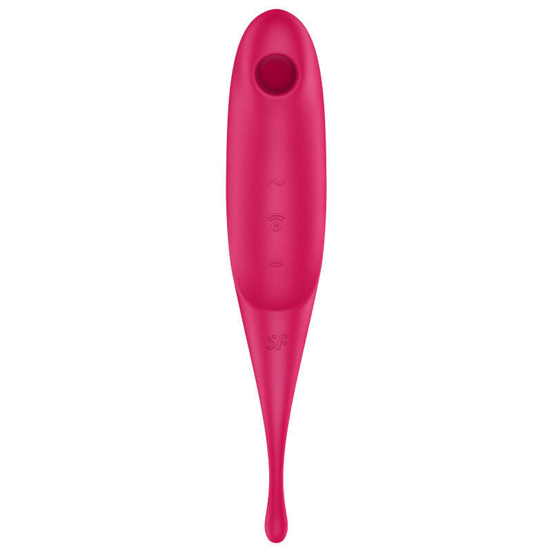 SATISFYER - TWIRRLING PRO LUCHTPULSSTIMULATOR &amp; VIBRATOR ROOD