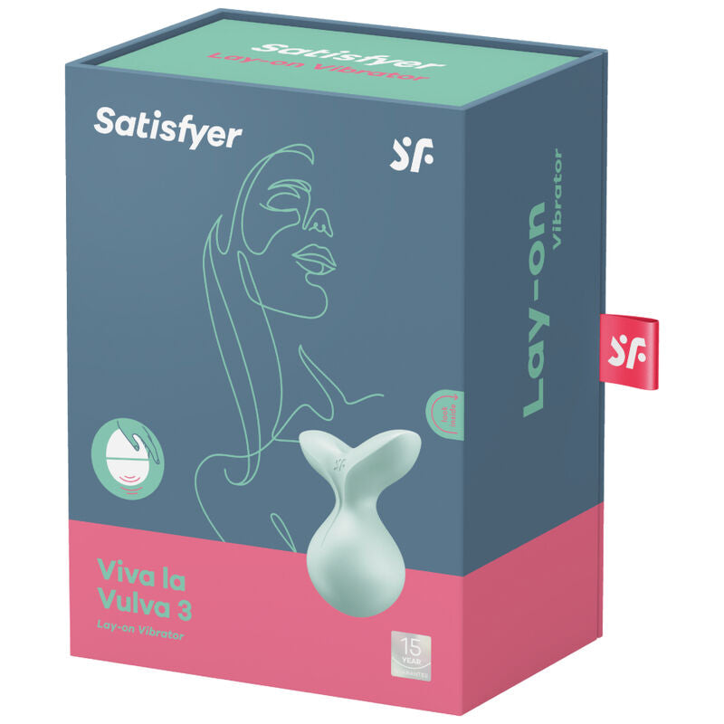 SATISFYER - VIVA LA VULVA 3 OPZETZETVIBRATOR GROEN