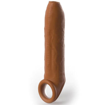 PIPEDREAMS - MANCHON NON COUPÉ 17,78 CM L AVEC SANGLE CARAMEL