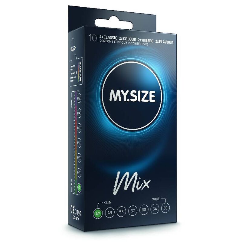 MIJN MAAT - MIX CONDOMS 47 MM 10 STUKS