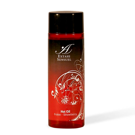 EXTASE SENSUAL - STRIMULERENDE AARDBEIOLIE MET VERWARMENDE GEUR 100 ML