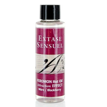 EXTASE SENSUAL - HUILE DE MASSAGE EFFET CHAUFFANT AUX PHÉROMONES MÛRE 100 ML