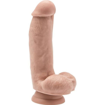 GET REAL - GODEMICHET 12 CM AVEC TESTICULES TEXTURE PEAU